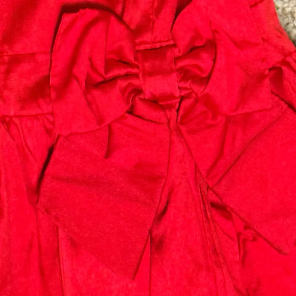 Satin Red Formal Dress